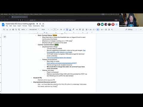 [SIG Docs] Bi-Weekly Community Meeting for 2025-08-19T17:26:28Z.mp4