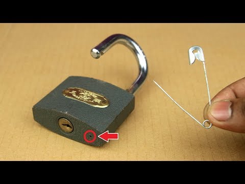 2 Ways to Open a Lock 🔑 very easy