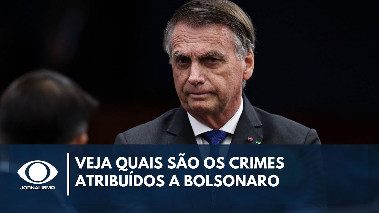 Veja quais são os crimes atribuídos a Bolsonaro e aliados julgados no STF