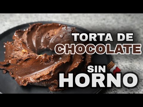 Torta de CHOCOLATE SIN AZÚCAR y con 2 INGREDIENTES 😱 | BARATA, FÁCIL Y RÁPIDA ✅