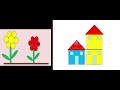 So sánh chiều cao cây hoa và ngôi nhà