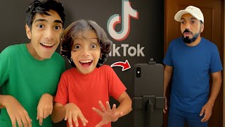أبوي مسكنا نصور تيك توك بالسر ! | عائلة بو عمران