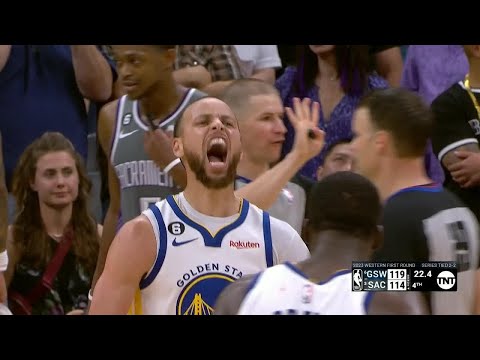 STEPH CURRY AND-1 SEALS GAME 5 WIN FOR WARRIORS video clip