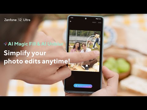 ASUS Zenfone 12 Ultra: How to use AI Magic Fill & AI Unblur | 2025