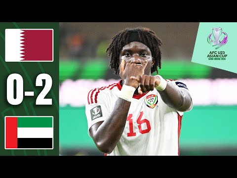 ملخص المباراة قطر - الإمارات