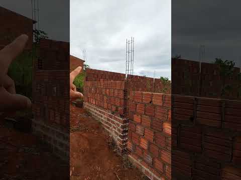 O muro já está ganhando forma - ATUALIZAÇÕES DA OBRA 🏗️ 🙏🏼