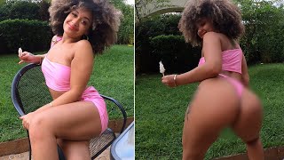Hot Brazilian Gets Picked Up By The Swimming Pool