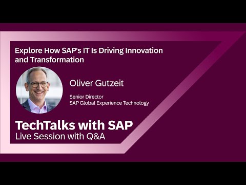 Explore How SAP’s IT Is Driving Innovation and Transformation