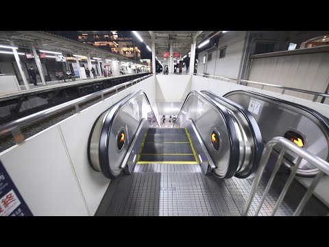 【三菱製】阪急 庄内駅　降りエスカレーター