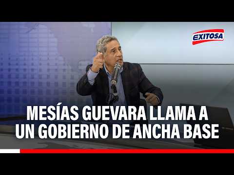 🔴🔵 Mesías Guevara llama a un gobierno de ancha base frente a un país dividido