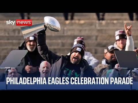 Philadelphia Eagles Super Bowl victory parade live