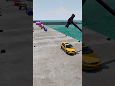 Small to Giant Car crash with the Giant Hammer#144