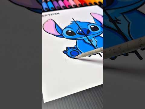 Drawing STITCH + BATMAN 🦇💙
