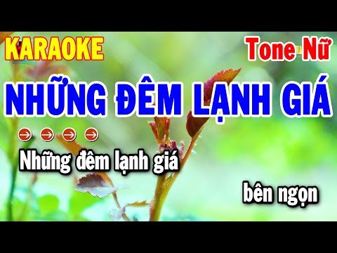 Karaoke Những Đêm Lạnh Giá Tone Nữ – Nhạc Sống Cha Cha Chuẩn 2024 | Thanh Hải