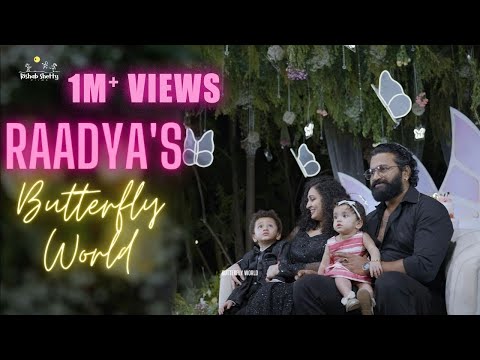 Raadya's Butterfly World | Rishab Shetty | Pragathi | Birthday Celebration | Rishab Shetty Films