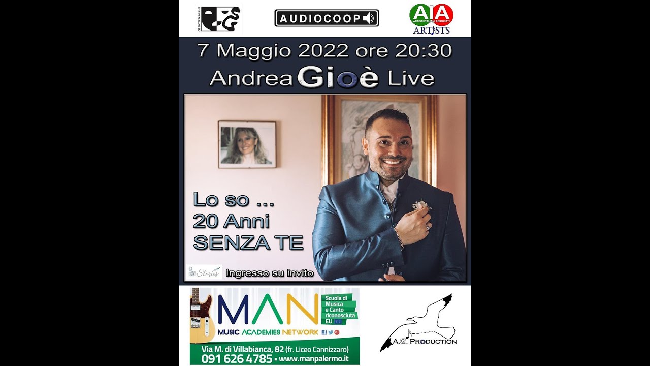 Andrea Gioè, cantautore palermitano