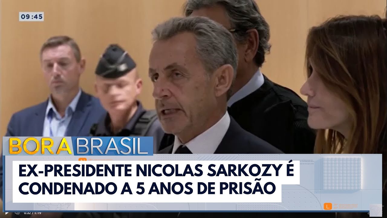 França: Ex-presidente Nicolas Sarkozy é condenado a 5 anos de prisão
