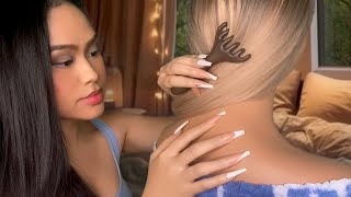 ASMR House Call | I’m Coming Over To Play W/ Your Hair, Scratch Your Back + Face Touching | Roleplay