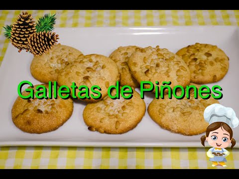 Mi receta favorita de galletas de piñones, una delicia en pocos minutos, te encantará