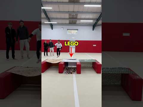 Don’t jump on the wrong one…😳 #lego #gymnastics