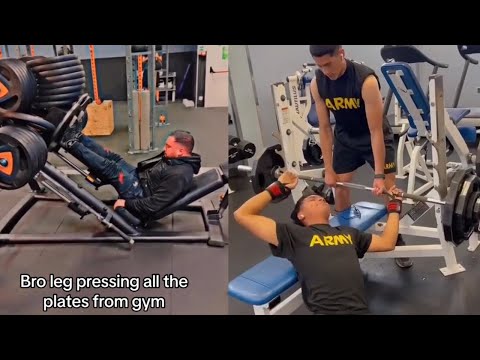 Gym Idiots Who Skipped Brain Day