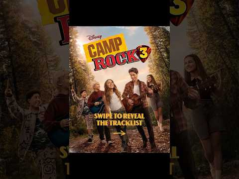 The “Camp Rock 3” soundtrack is available to pre-save digitally and pre-order the vinyl 🏕️🎤🎶