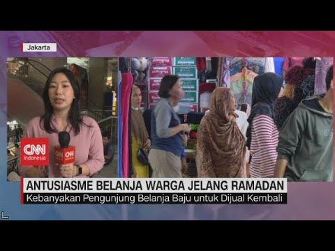 Antusiasme Belanja Warga Jelang Ramadan
