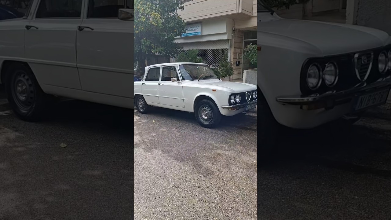 Video preview of Alfa Romeo Giulia Nuova Super 1300 (1977)