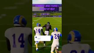 Lamar Jackson 99 yd Td😮‍💨#football #madden25 #gaming #shorts