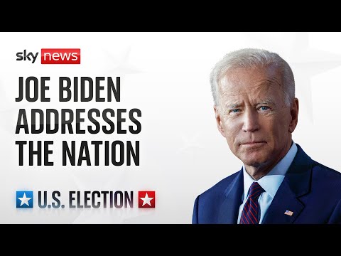 Watch live: US President Joe Biden addresses the nation