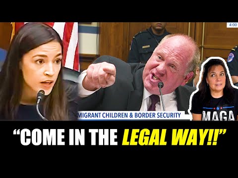 Trump Border Czar EXPLODES at AOC when he catches her in a BIG LIE!