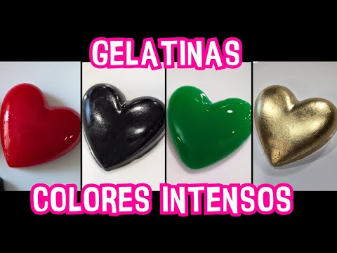 Cómo hacer GELATINA ROJA❤️NEGRA🖤VERDE💚y DORADA💛Ideal Navidad Año nuevo Fiestas Mexicanas #christmas