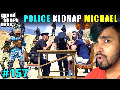 POLICE KIDNAP MICHAEL | TECHNO GAMERZ GTA 5 GAMEPLAY #157