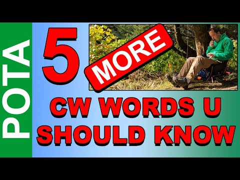5 MORE CW #POTA Words You Should Know #cw #morsecode