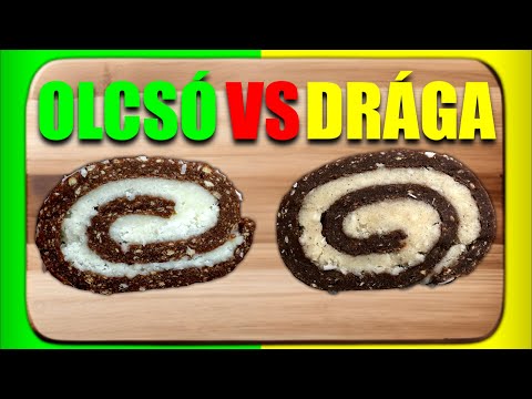 Olcsó vs Drága Kókusztekercs!