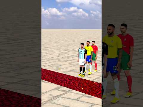 Help Ronaldo For Crossing And Jumping Over Hot Lava Trap🥺✅#shorts #trendingshorts