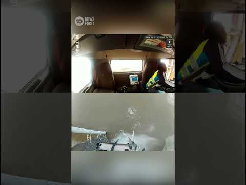 Footage Released of Moment Truck Plunges Off Clark Memorial Bridge in Louisville | 10 News First