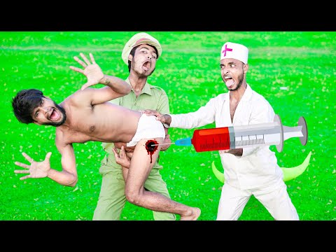 Must Watch Comedy Video 2024 Very Special amazing Funny Video 2024 Injection Wala Comedy Video E202