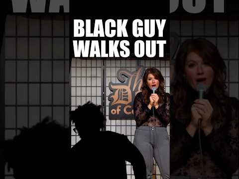 Black Guy OFFENDED by RACIST JOKE! #standupcomedy #funny #femalecomedian
