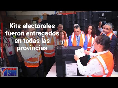 Kits electorales fueron entregados en todas las provincias