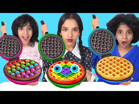 Wednesday vs Grandma Cooking Challenge