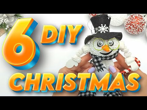 6 Creative Christmas DIYs 🎅 Festive Crafts to Brighten Your Holiday!