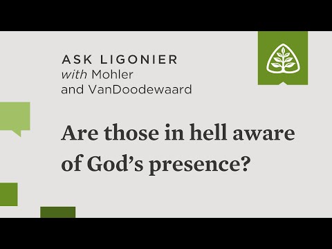 Are those in hell aware of God's presence?