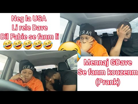 PRANK/ mennaj Gdave se fanm kouzinm,mfèl pale à kouzinm kriye mete pye🤣🤣🤣 anmweyyyyy 🤣🤣🤣🤣