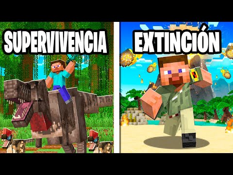 100 Jugadores Simulan JURASSIC PARK en Minecraft Hardcore...