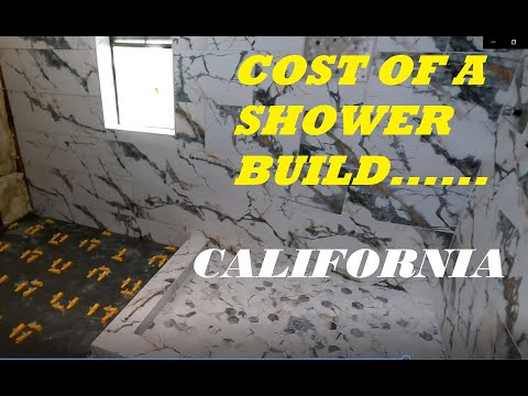 COST OF SHOWER BUILD in CALIFORNIA