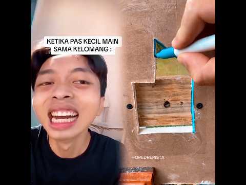 DRAMA Adinsyach, Pas kecil main sama kelomang #shorts