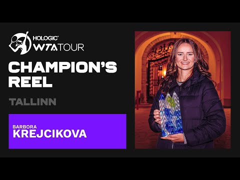 Champion Barbora Krejcikova's BEST points from Tallinn! 🇪🇪