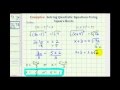 Solving Quadratic Equations and Roots