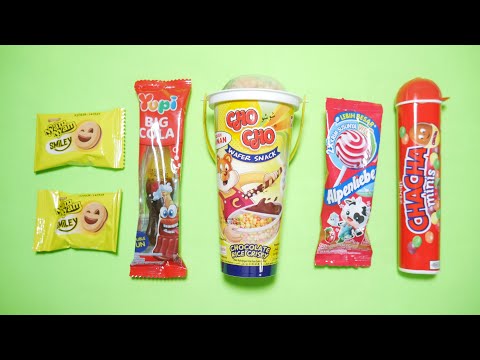 ASMR Most Popular Candy | some lots of colorful rainbow lollipops wala | unpacking chocolate candy